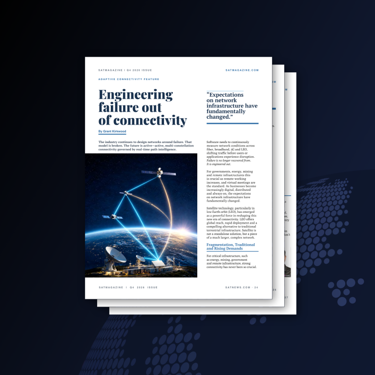 Engineering Failure Out of Connectivity: Grant Kirkwood in SatMagazine