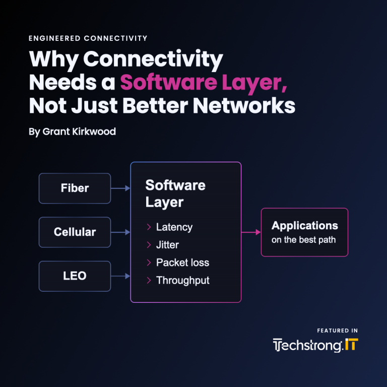 Why Connectivity Needs a Software Layer, Not Just Better Networks